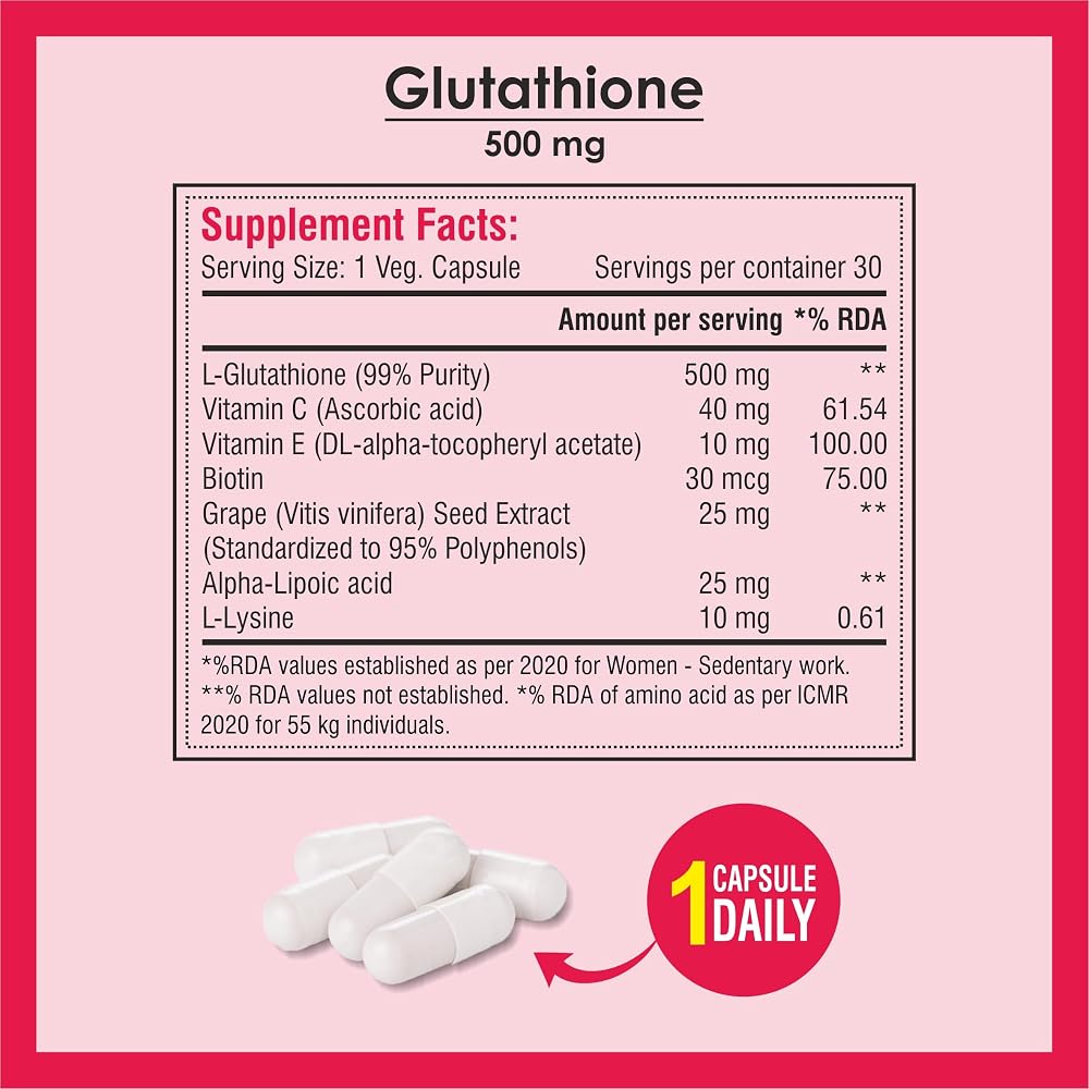 BIOTREX NUTRACEUTICALS Glutathione Antioxidant Supplement - image 4