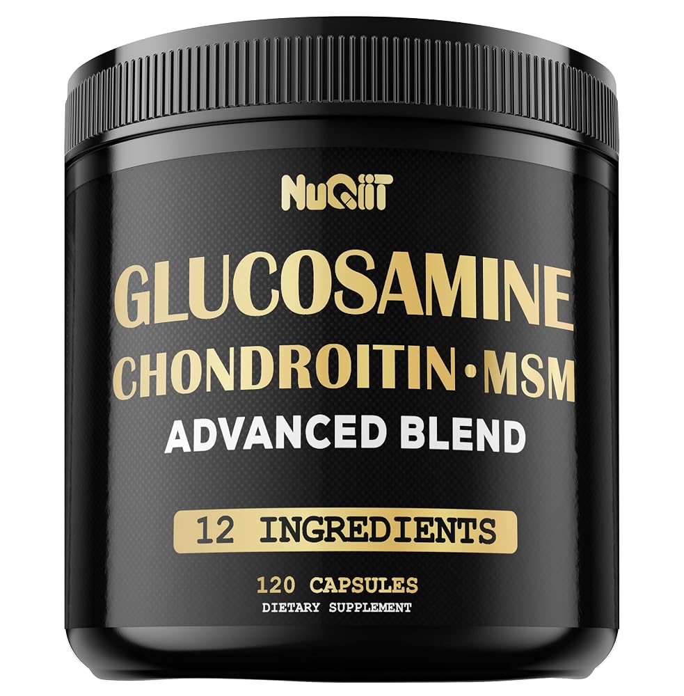 NUQIIT Glucosamine Chondroitin MSM Joint Support - 120 Capsules