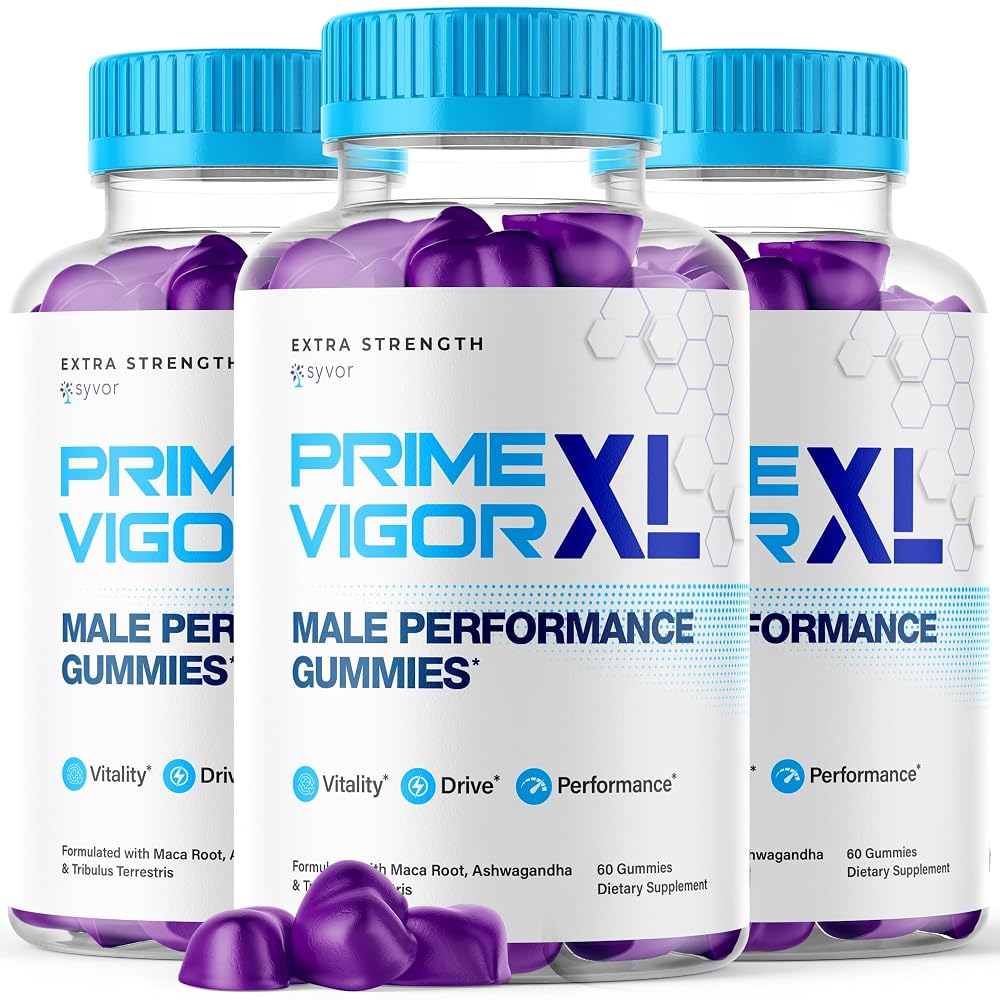 Syvor Prime Vigor XL Gummies Maximum Strength - 180 Gummies