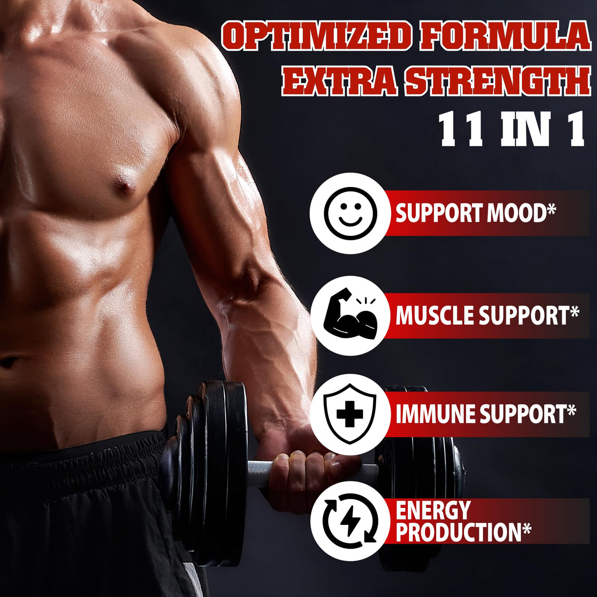 agobi 11-in-1 Testosterone Supplement - 120 Capsules - image 3