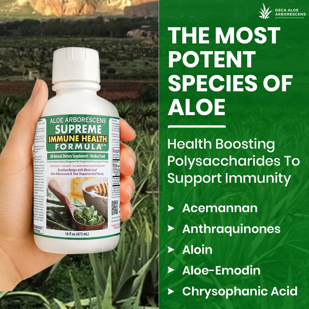 Deca Aloe Supreme Immune Health Formula Aloe Arborescens