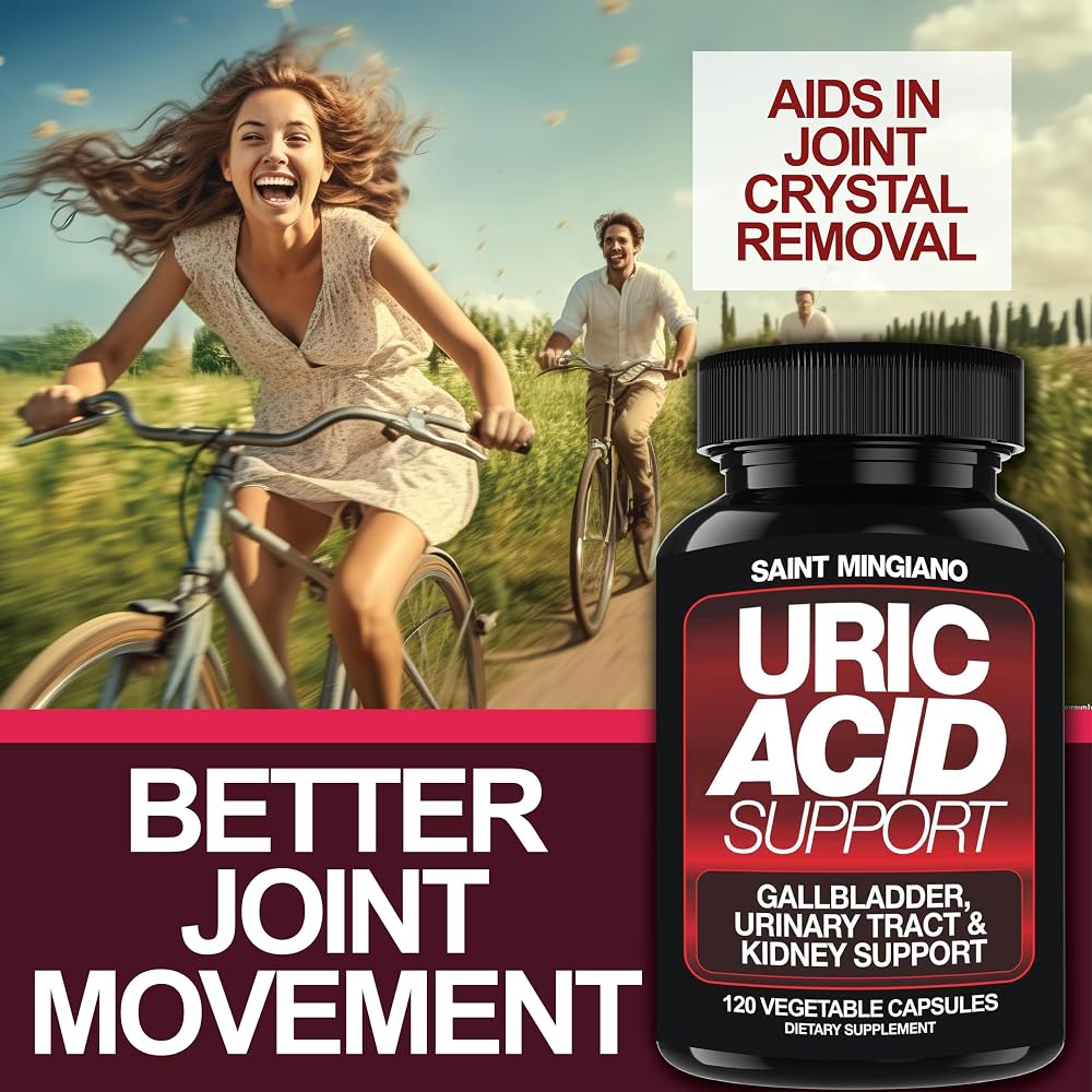 Saint Mingiano Uric Acid & Kidney Support - 120 Capsules - image 7
