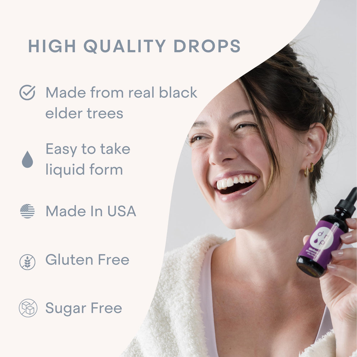 D R P Drop Elderberry Liquid Drops with Vitamin C - 2 fl oz - image 6