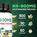 Satoomi 8in1 NMNH & NAD+ Supplement - 60 Capsules for 30 Days