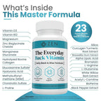 Zen Nutrients Everyday Back Vitamin for Lower Back Relief - 60 Capsules - image 4