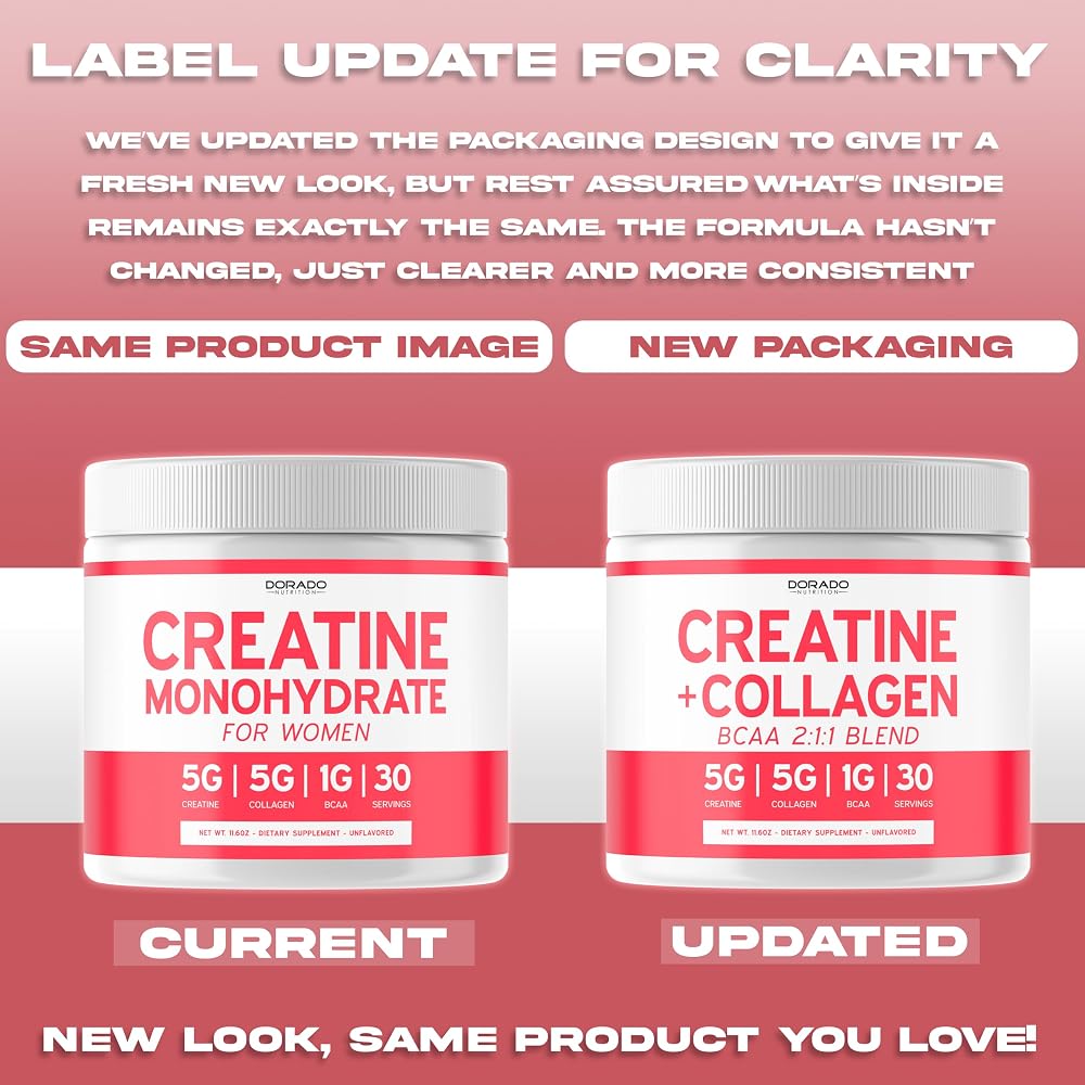 DORADO NUTRITION Creatine Monohydrate Powder with Collagen & BCAA - 30 Servings - image 9