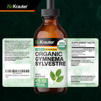 BIO KRAUTER Gymnema Sylvestre Liquid Extract for Sugar Cravings - 4 Fl Oz - image 9