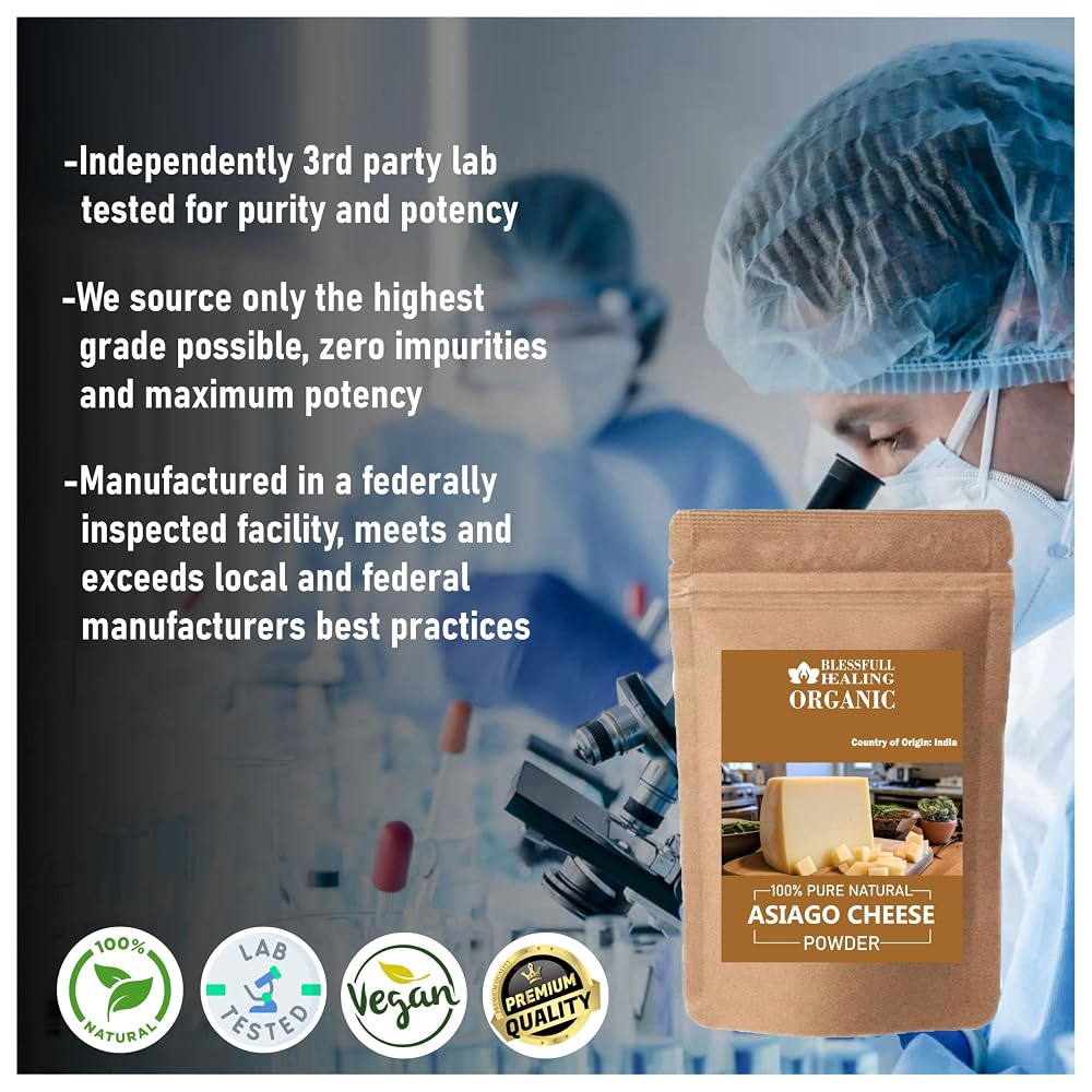 Blessfull Healing Organic Asiago Cheese Powder - 300g - image 3