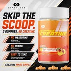 Limitless Pharma Pure Creatine Gummy Candy 5g - 180 Gummies - image 6