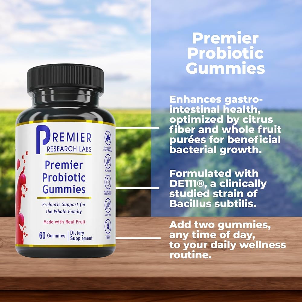 Premier Research Labs Probiotic Gummies for Gut Health - 60 Gummies - image 2