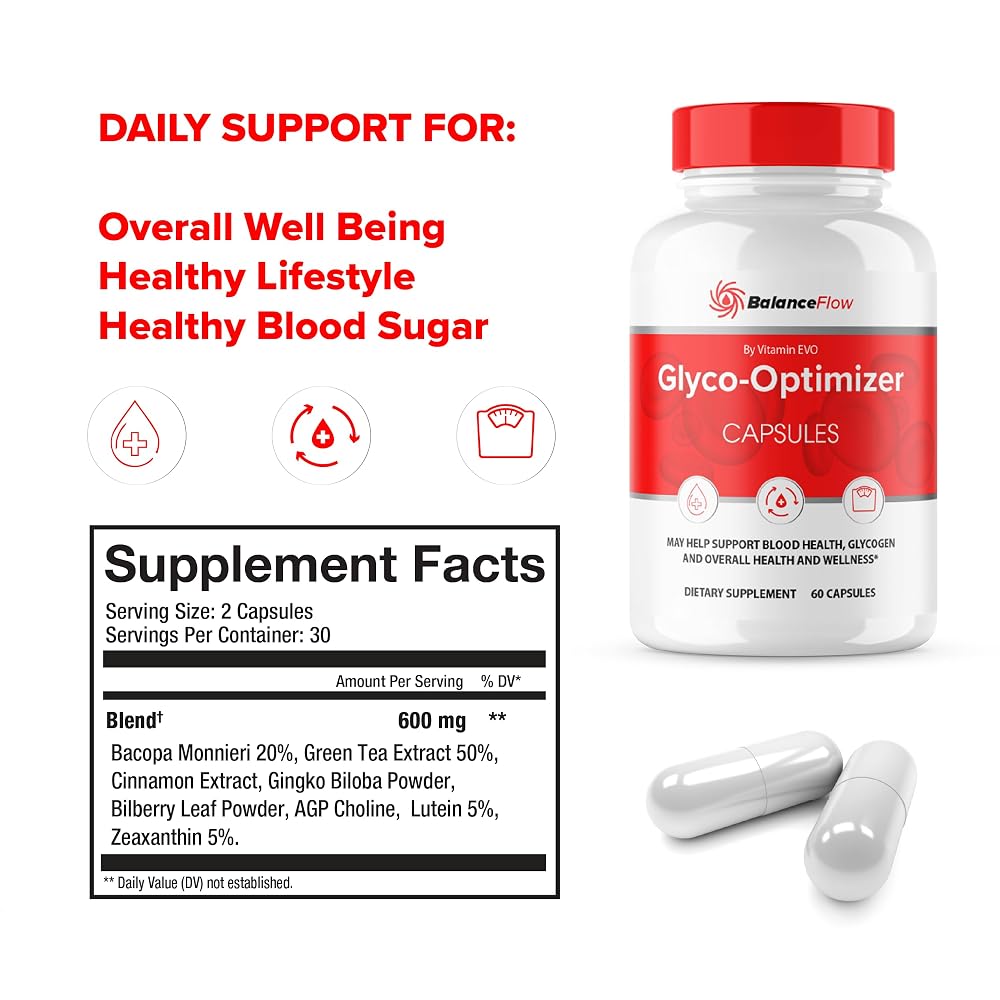 Vitamin Evo Balance Flow Glyco Optimizer - 120 Capsules - image 5