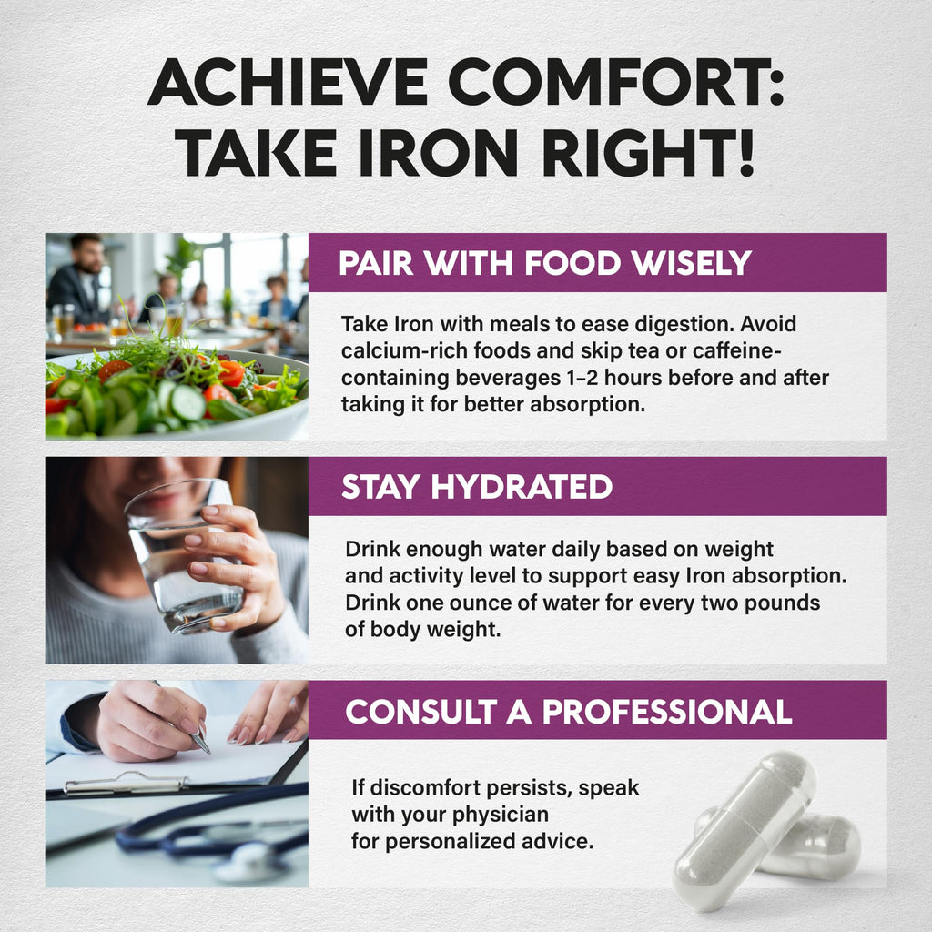 NUTRAHARMONY Iron 65mg Supplement for Women - 60 Capsules - image 9