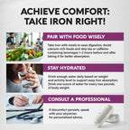 NUTRAHARMONY Iron 65mg Supplement for Women - 60 Capsules - image 9