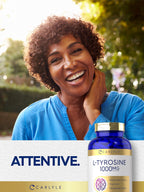 Carlyle L-Tyrosine 1000mg - 300 Capsules - image 6
