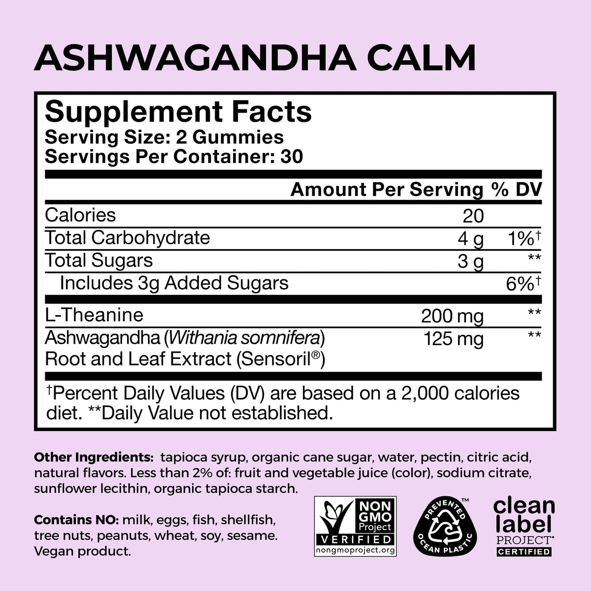 HUM Calm Ashwagandha Gummies with L-Theanine, Mixed Berry - 60 Gummies - image 5