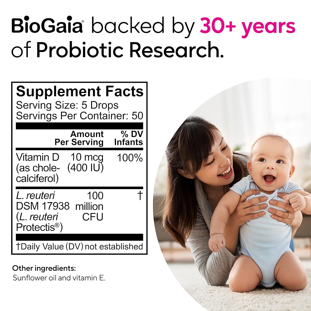 BioGaia Baby Probiotic Drops with Vitamin D - 10mL - image 9