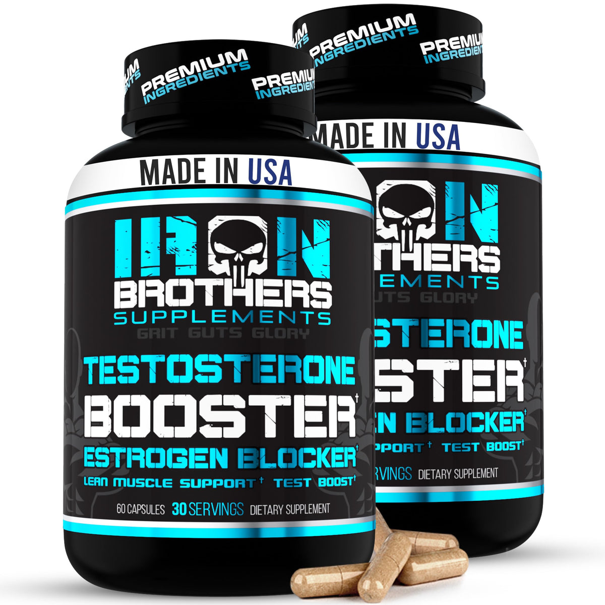 Iron Brothers Men’s Testosterone Support Supplement