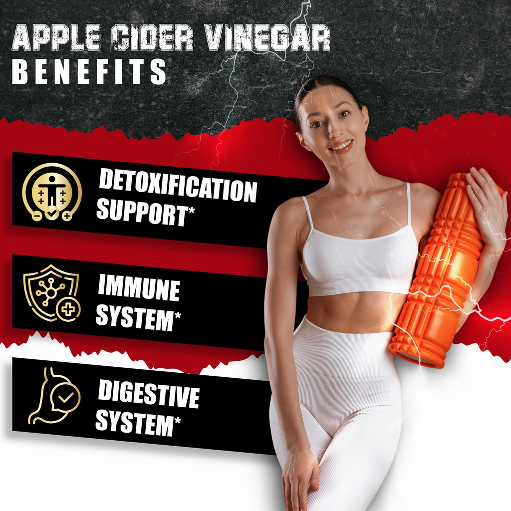 BMVINVOL Apple Cider Vinegar Capsules with Ginger & Turmeric - 120 Capsules - image 5