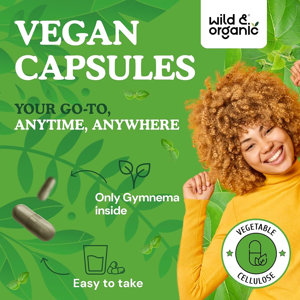 Wild & Organic Gymnema Sylvestre Capsules 600 mg - Overall Support
