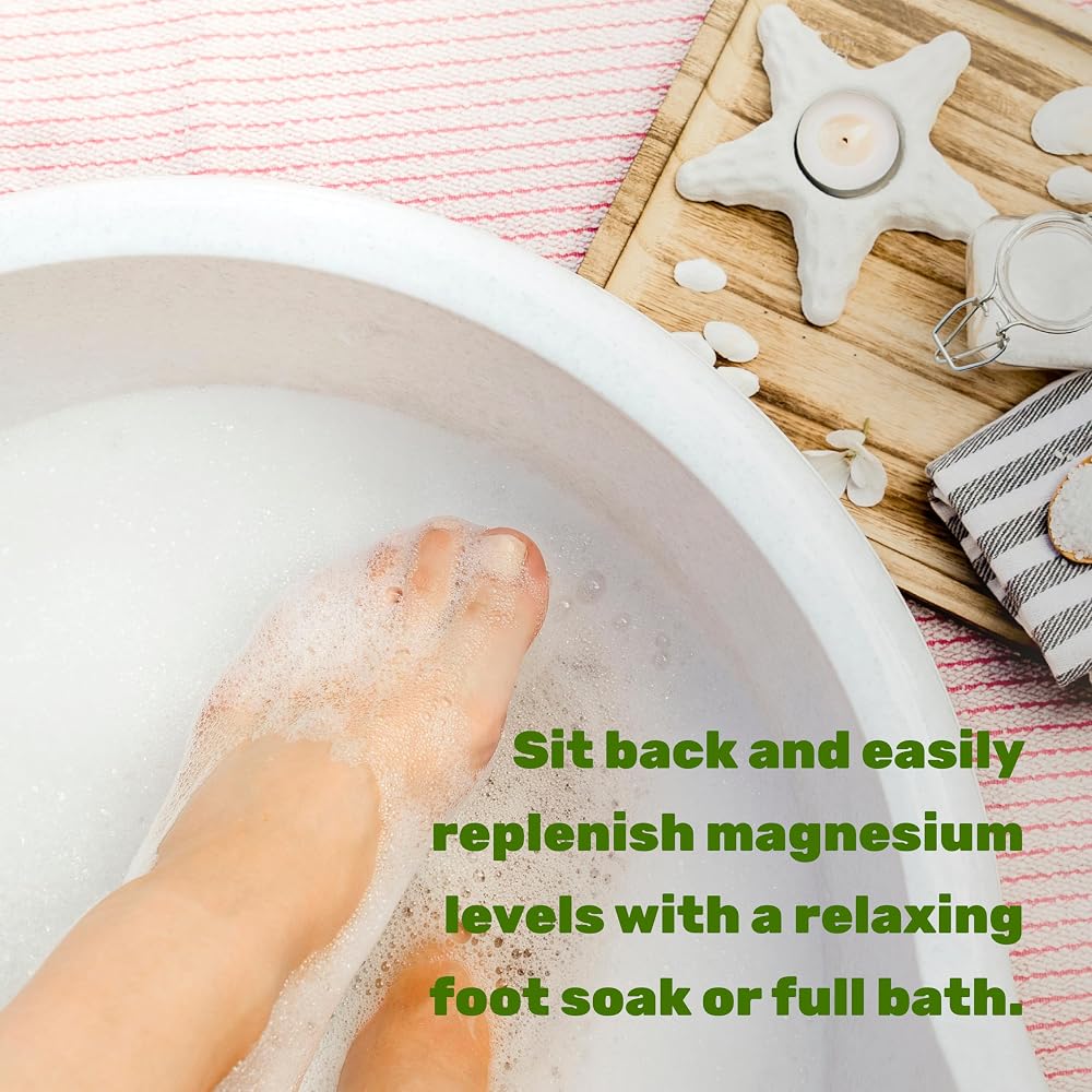 DEAL SUPPLEMENT Pure Magnesium Flakes Bath Soaks - 10 lbs - image 4