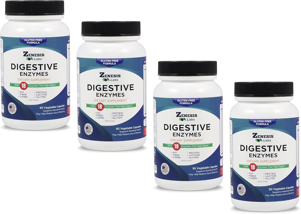 Zenesis Labs Digestive Enzymes Multi-Enzyme Complex - 360 Capsules