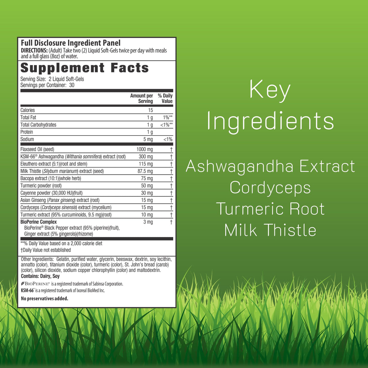 Irwin Naturals Extra Strength Ashwagandha Mind & Body Support - 60 Softgels - image 2