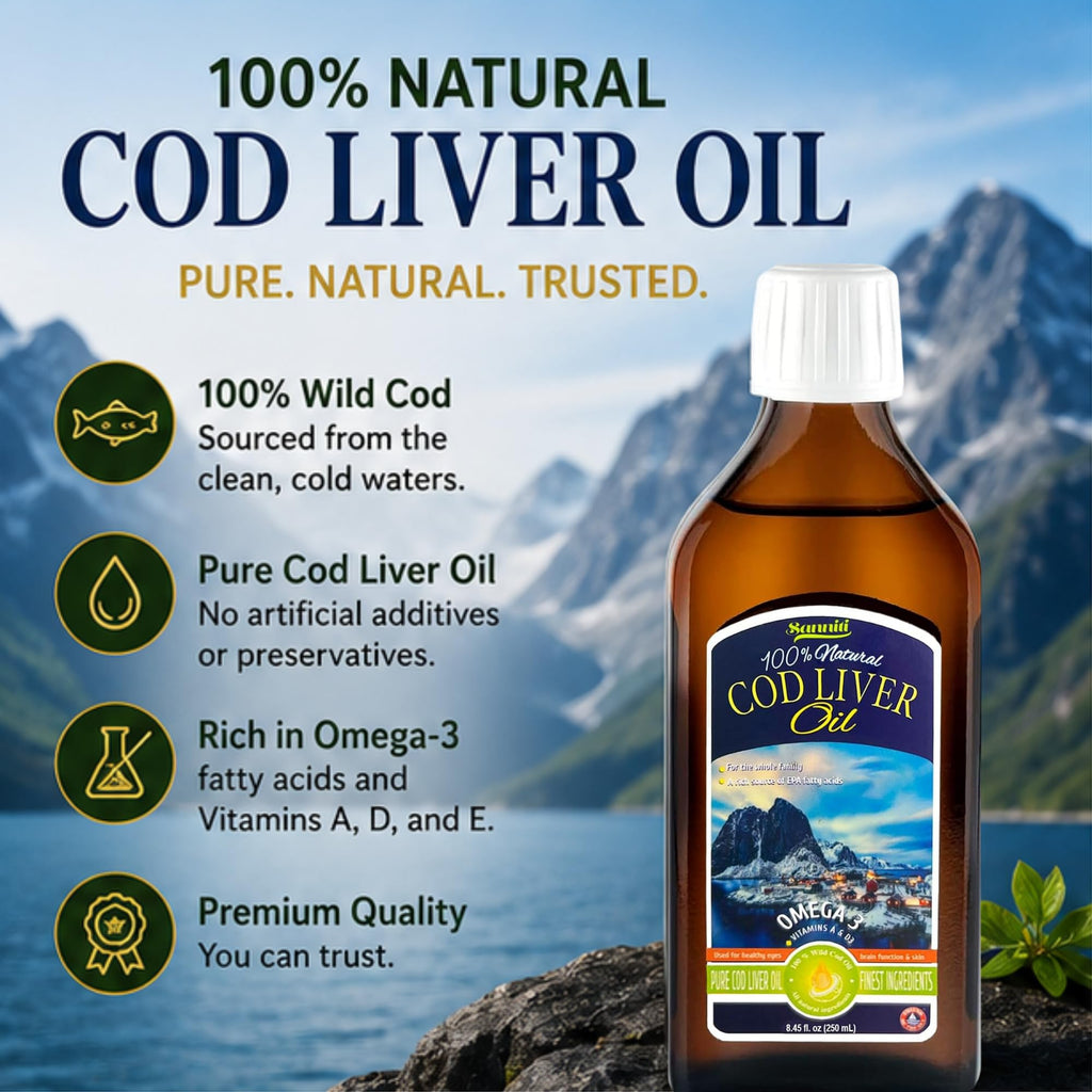 Sanniti 100% Natural Cod Liver Oil