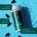 Iwi Omega-3 Vegan Plant-Based Algae with EPA + DHA - 30 Softgels - image 3