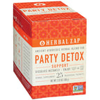 Herbal Zap Party Detox Support Supplement Powder - 25 Packets