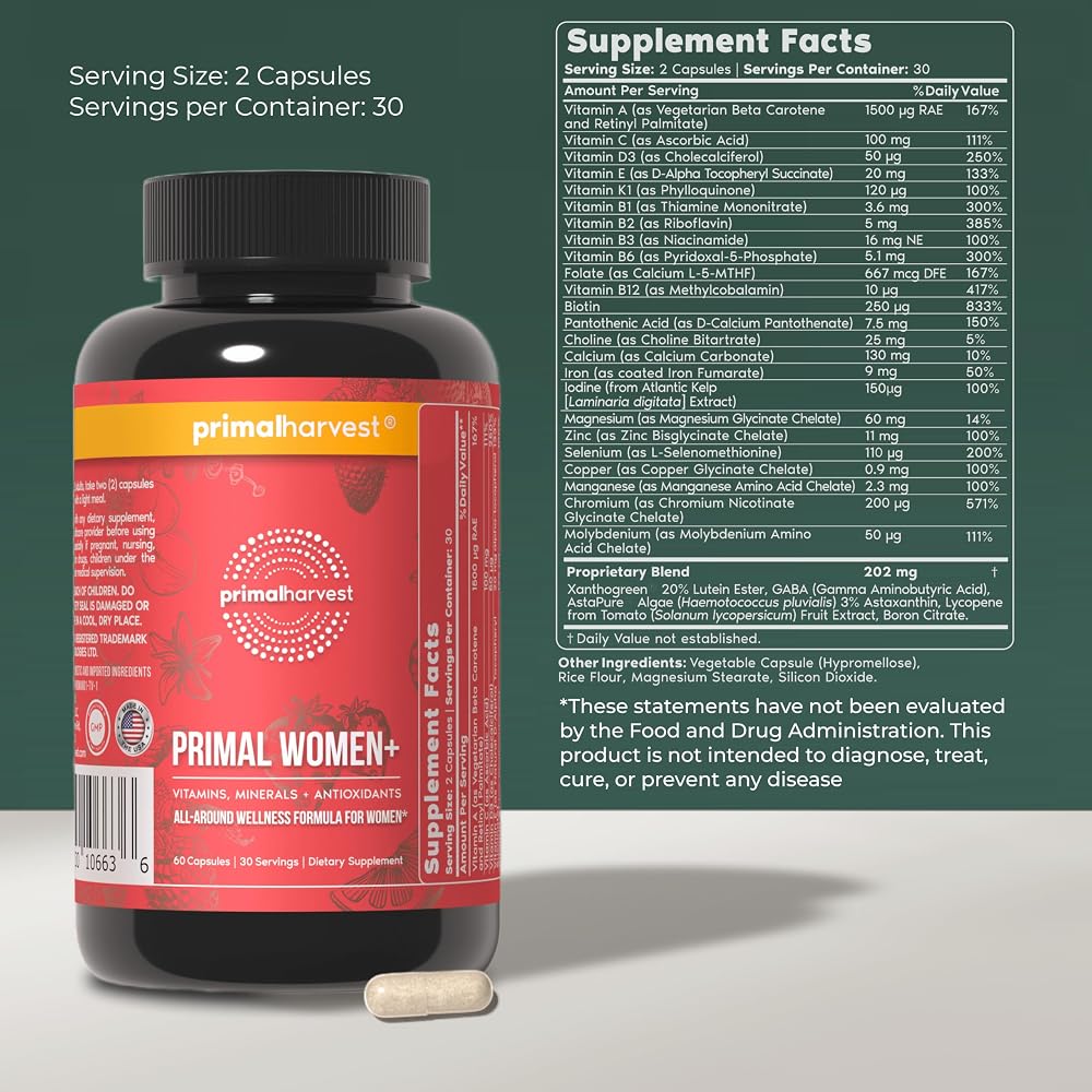 Primal Harvest Women+ - Daily Supplement