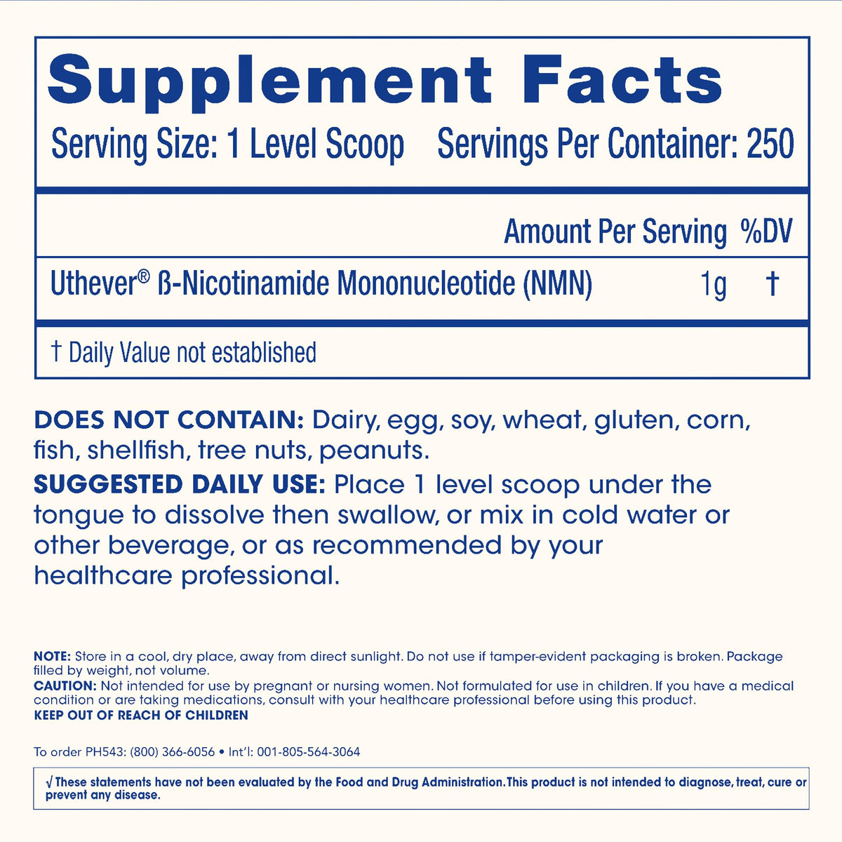 ProHealth NMN Pro Powder Clinically Studied Uthever® NMN. NAD+