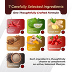 GriMed Cayenne Pepper Complex 7-in-1 with Ginger & Turmeric - 150 Capsules - image 5