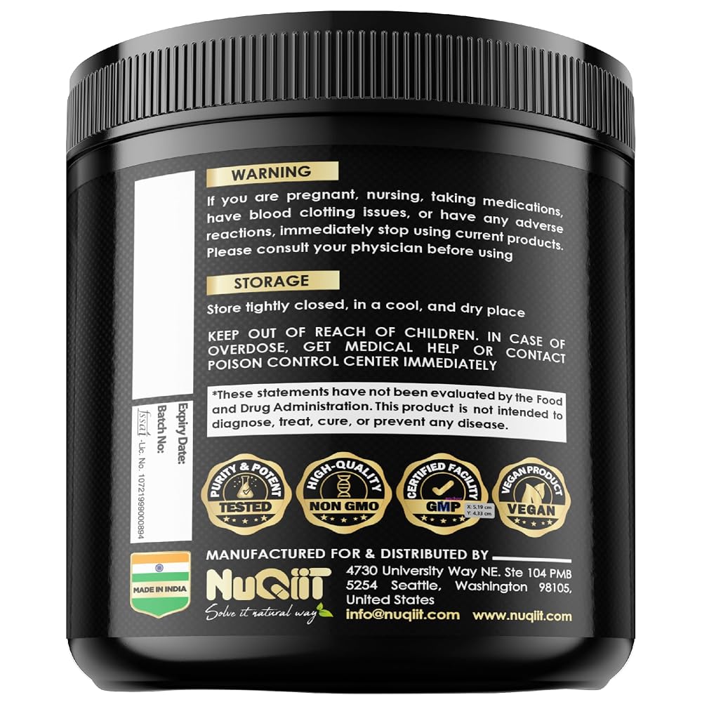 NUQIIT Red Vine Leaf Extract with Beet Root & Green Tea - 120 Capsules - image 9