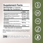 GADE NUTRITION BOOST YOUR HEALTH Quercetin with Vitamin C and Zinc