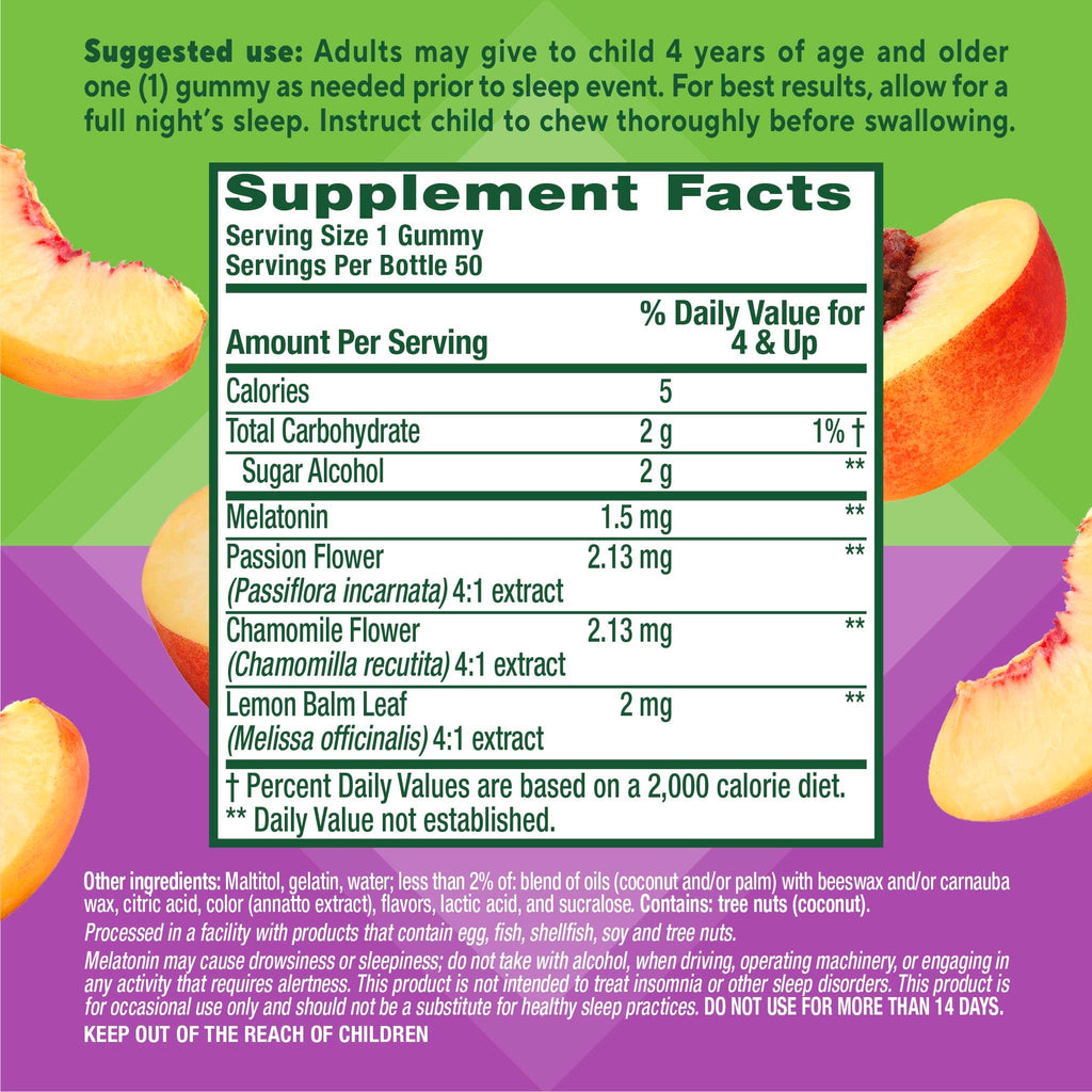 Vitafusion Kids Melatonin Sugar-Free Gummies 1.5 mg - 50 Gummies - image 5