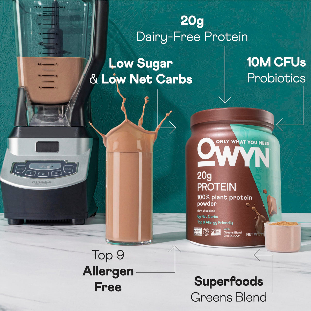 OWYN Only What You Need Vegan Protein Powder