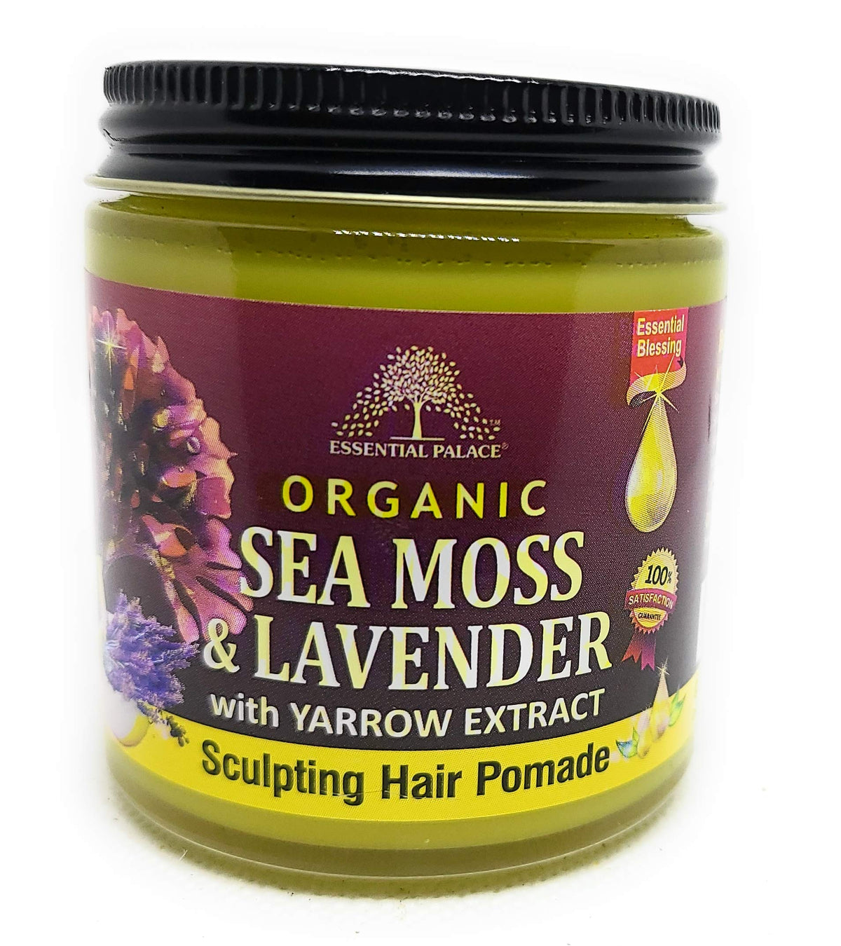 Essential Palace Organic Sea Moss & Lavender Hair Pomade - 4 Fl Oz
