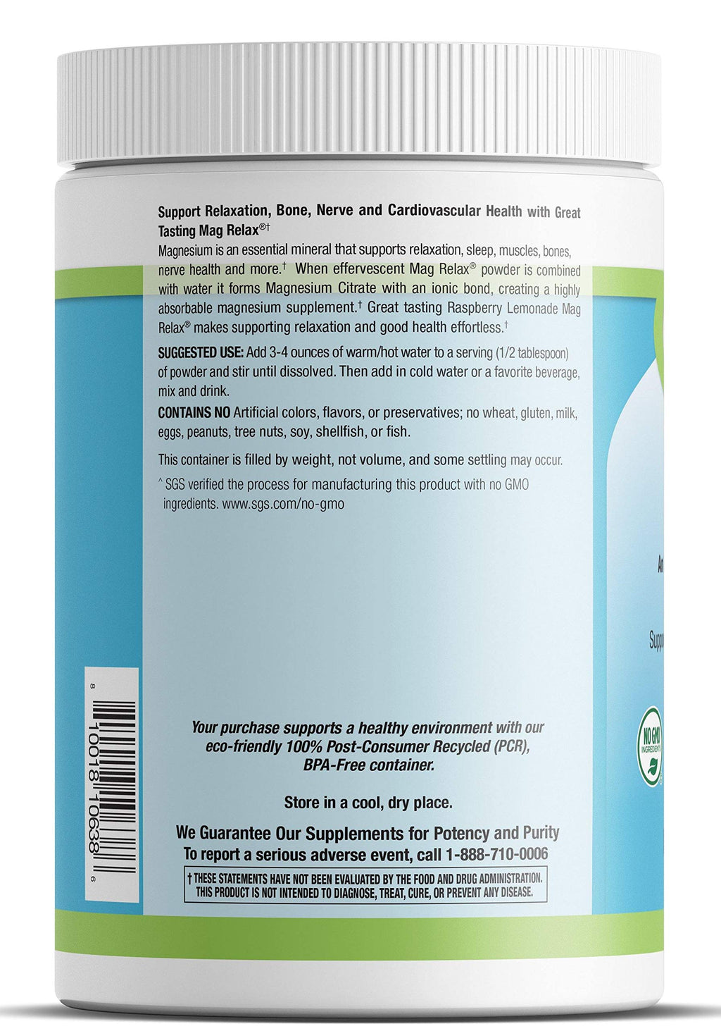 Livamed Mag Relax Magnesium Raspberry Lemonade - 16 oz - image 3