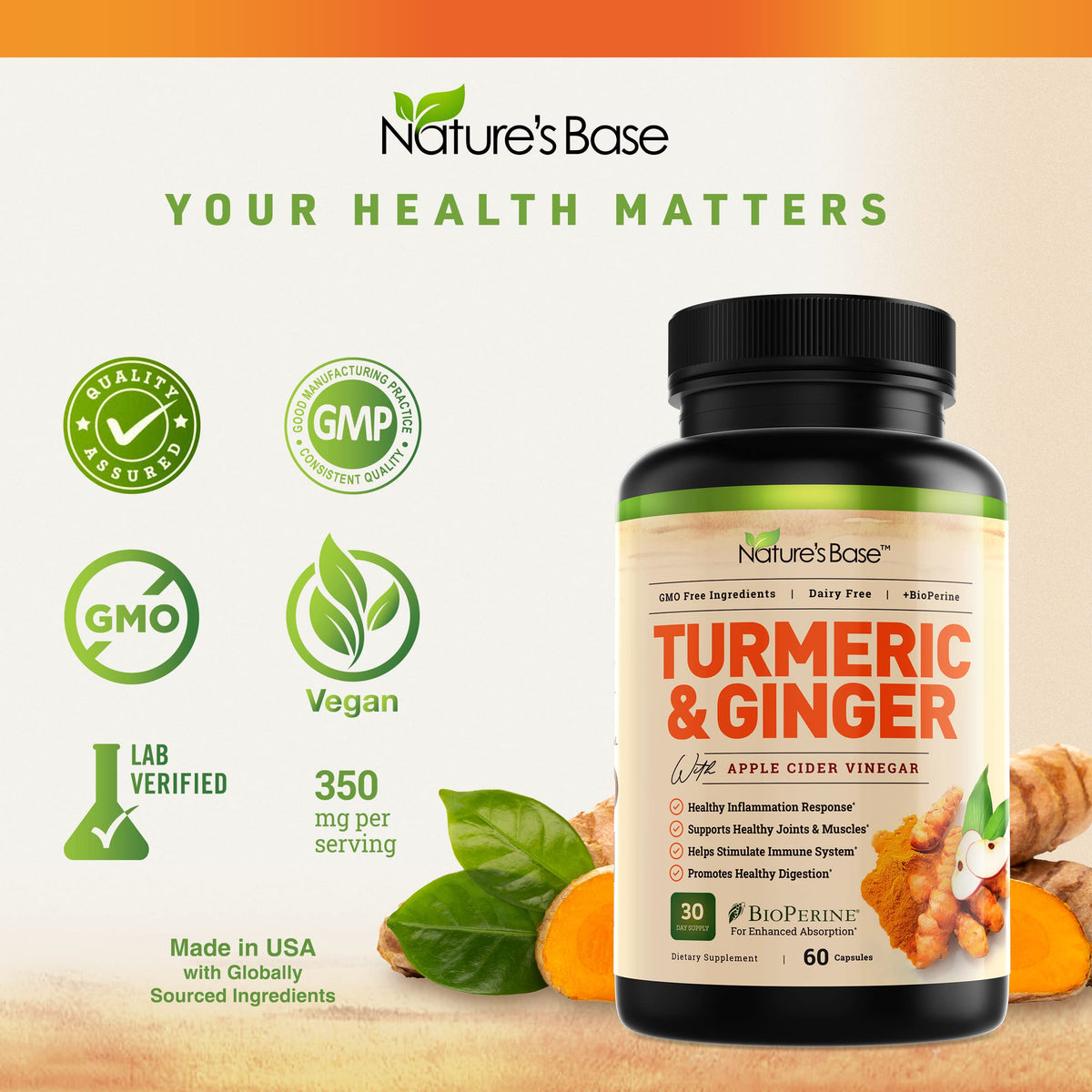 Nature's Base Turmeric and Glucosamine Variation