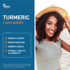 Dr. Tobias Turmeric Curcumin 1500 mg with BioPerine - 120 Capsules - image 5