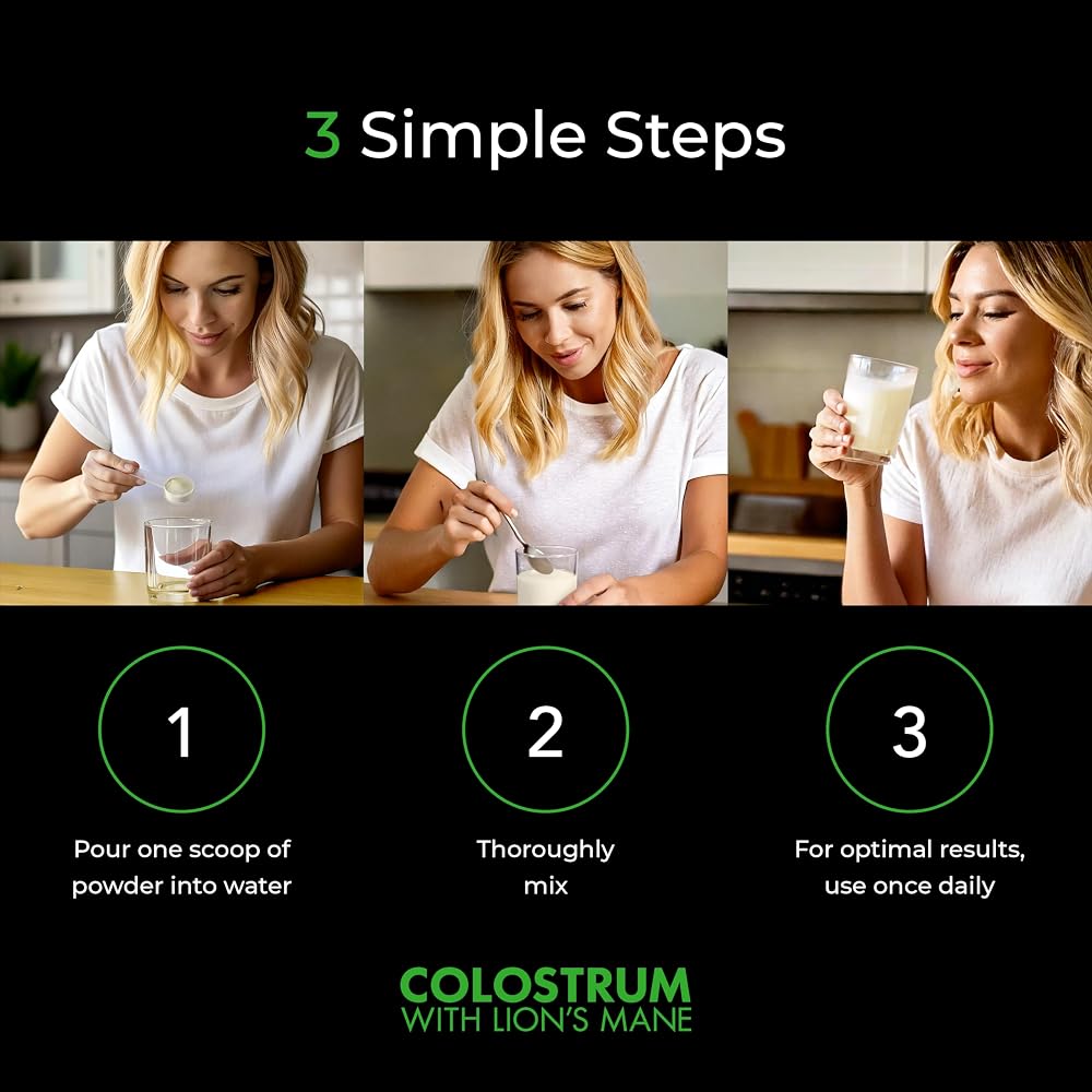 Market America Prime Bovine Colostrum with Lion's Mane - 30 Servings - image 5