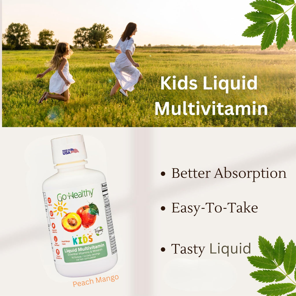 Go Healthy Natural Kids Liquid Multivitamin Immune Support - 16 oz - image 3
