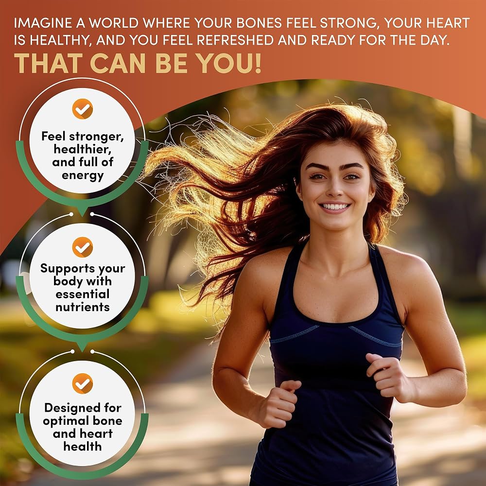 Supplelicious K2 + D3 with Calcium Bone & Heart Health - 60 Capsules - image 2