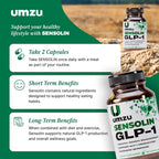 UMZU Sensolin GLP-1 Support Supplement - 60 Capsules - image 7