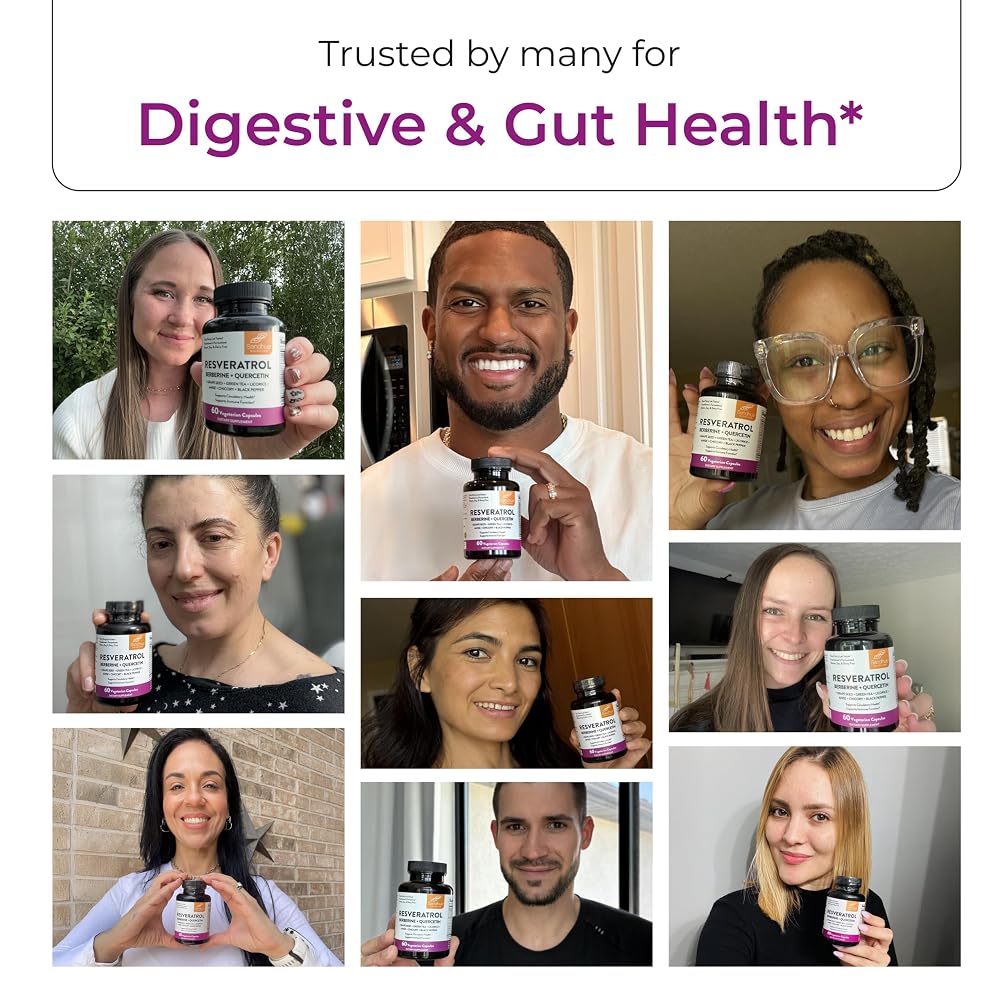 Sandhu's Resveratrol with Berberine for Gut Health