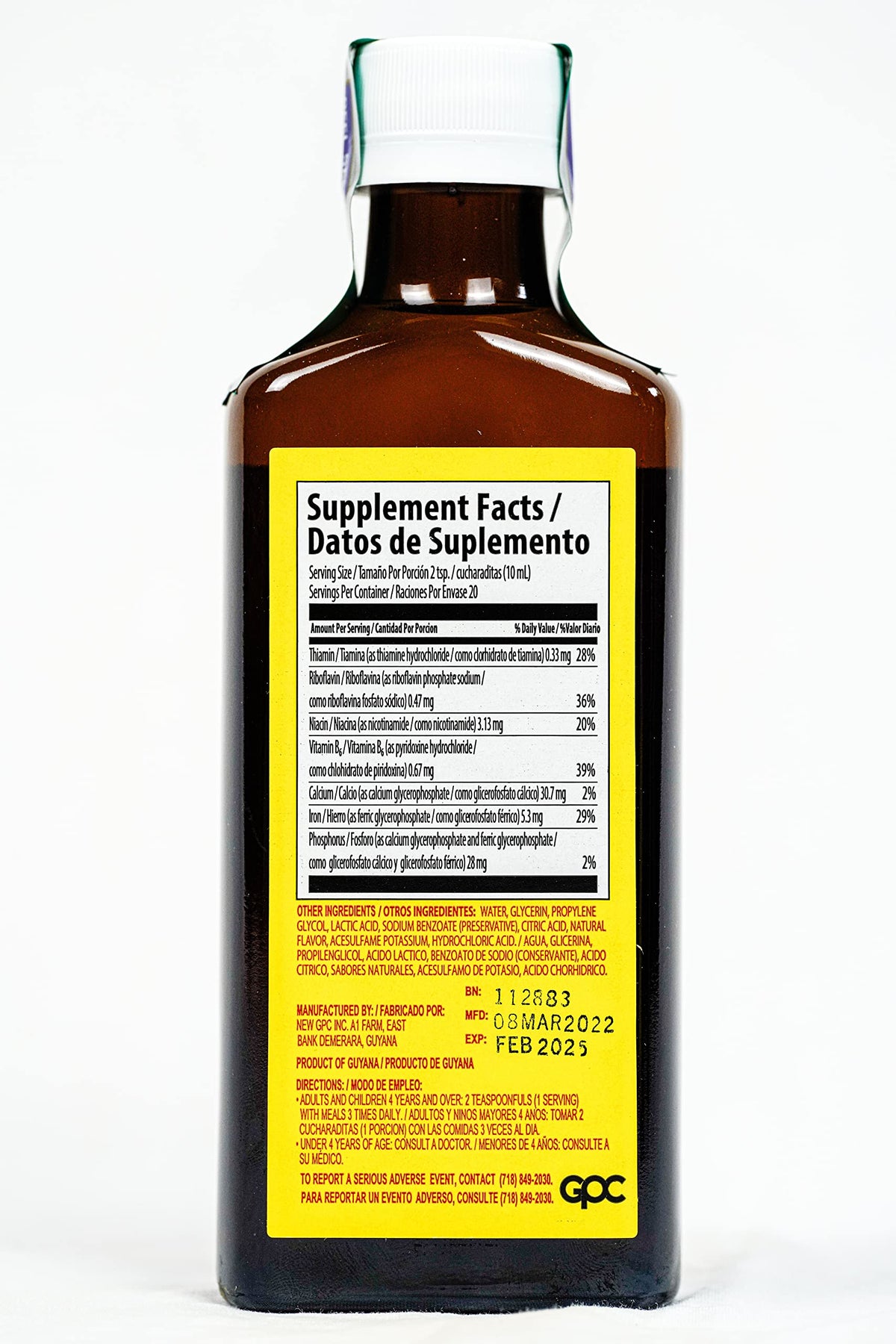AMPOWSURE Nutrophos Liquid Dietary Supplement - 96 Fl Oz - image 3