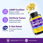 InnovixLabs Triple Strength Omega-3 Fish Oil 900 mg - 200 Softgels - image 6