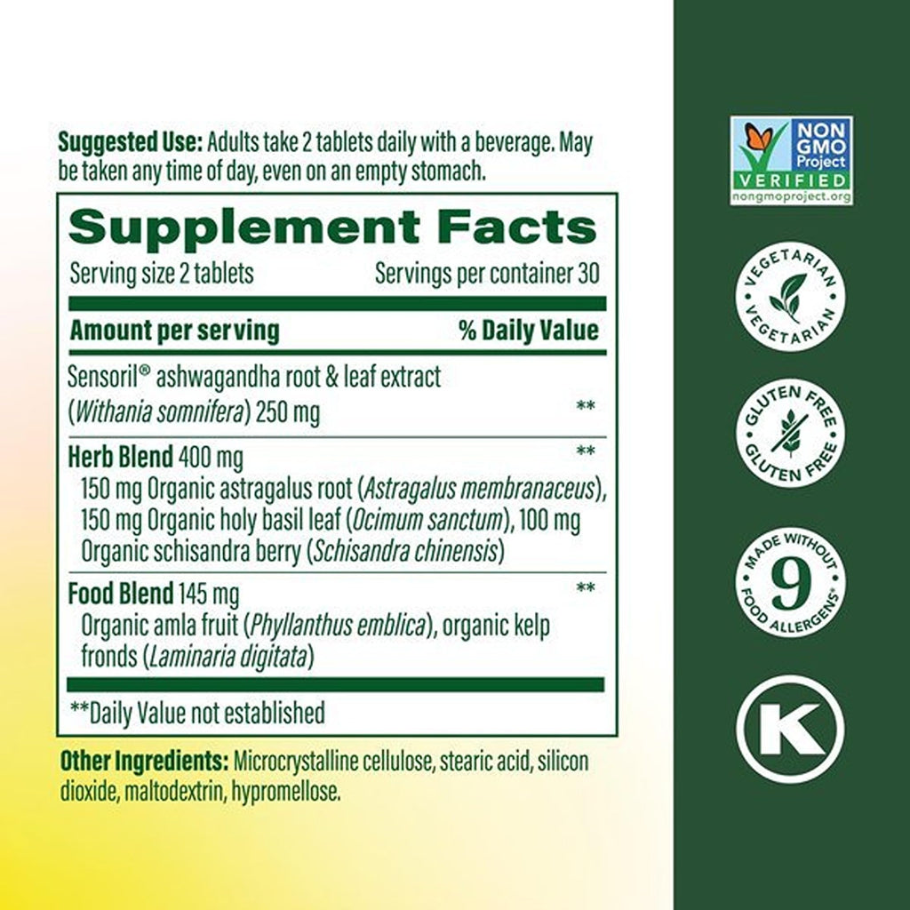 MegaFood Ashwagandha Complex Stress Support - 60 Tablets - image 3