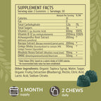 HERBAMAMA Brain Support Gummies with Ashwagandha & Bacopa - 60 Gummies - image 3