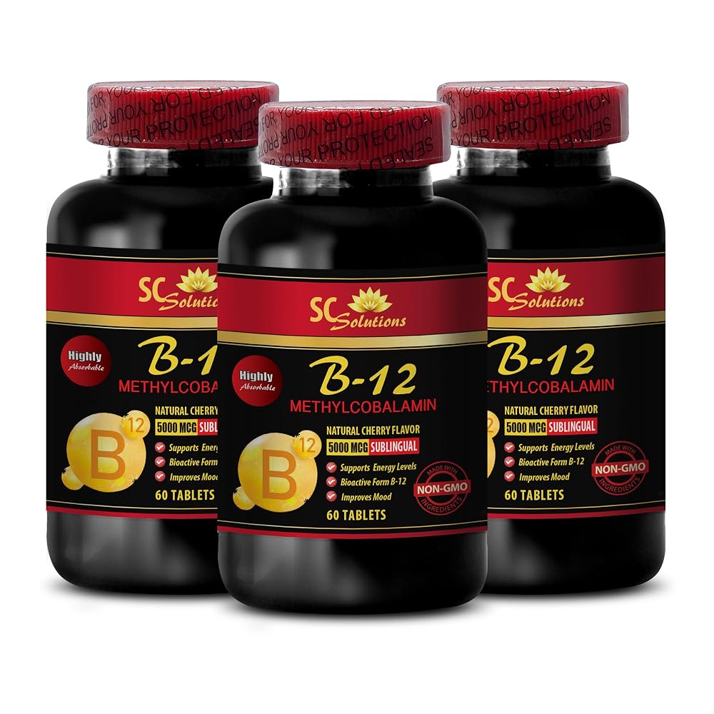 SKIN CARE SOLUTIONS Methylcobalamin Vitamin B-12 5000 - 180 Tablets